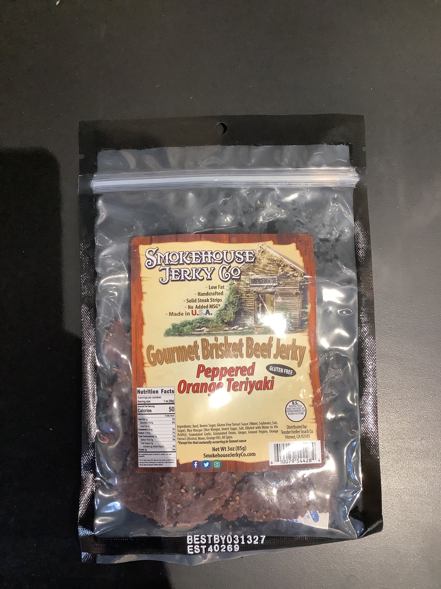 Peppered orange teriyaki- smokehouse