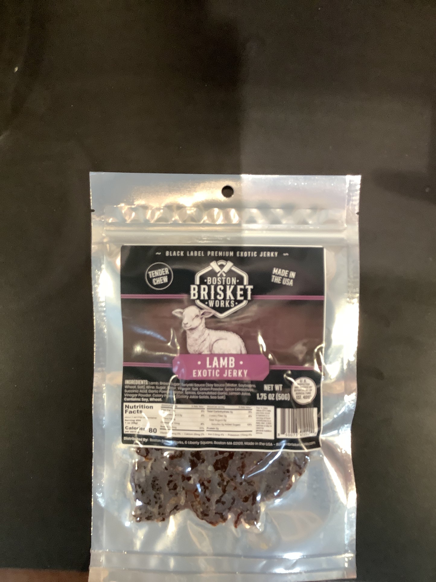 Lamb jerky- Boston brisket works