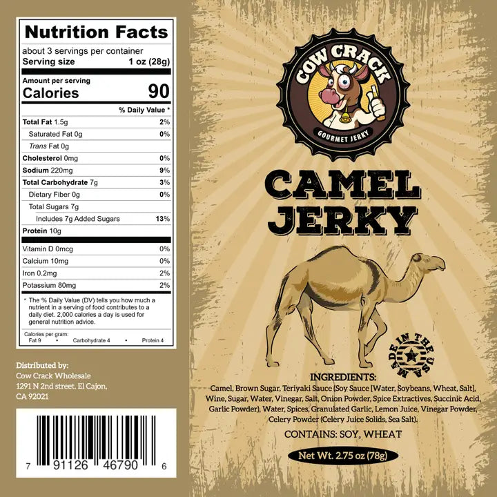 Camel jerky- cow crack