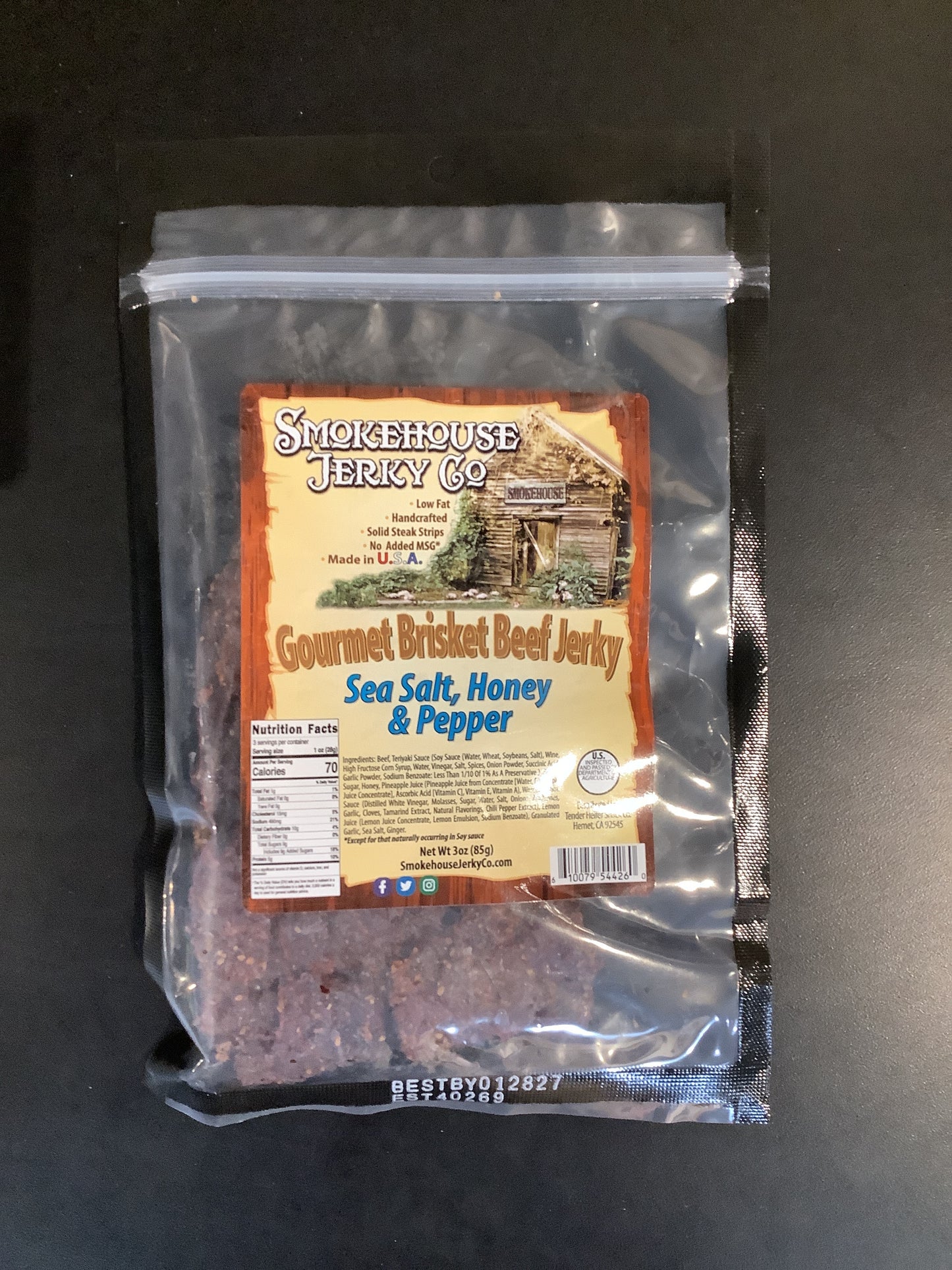 Sea salt honey & pepper- smokehouse