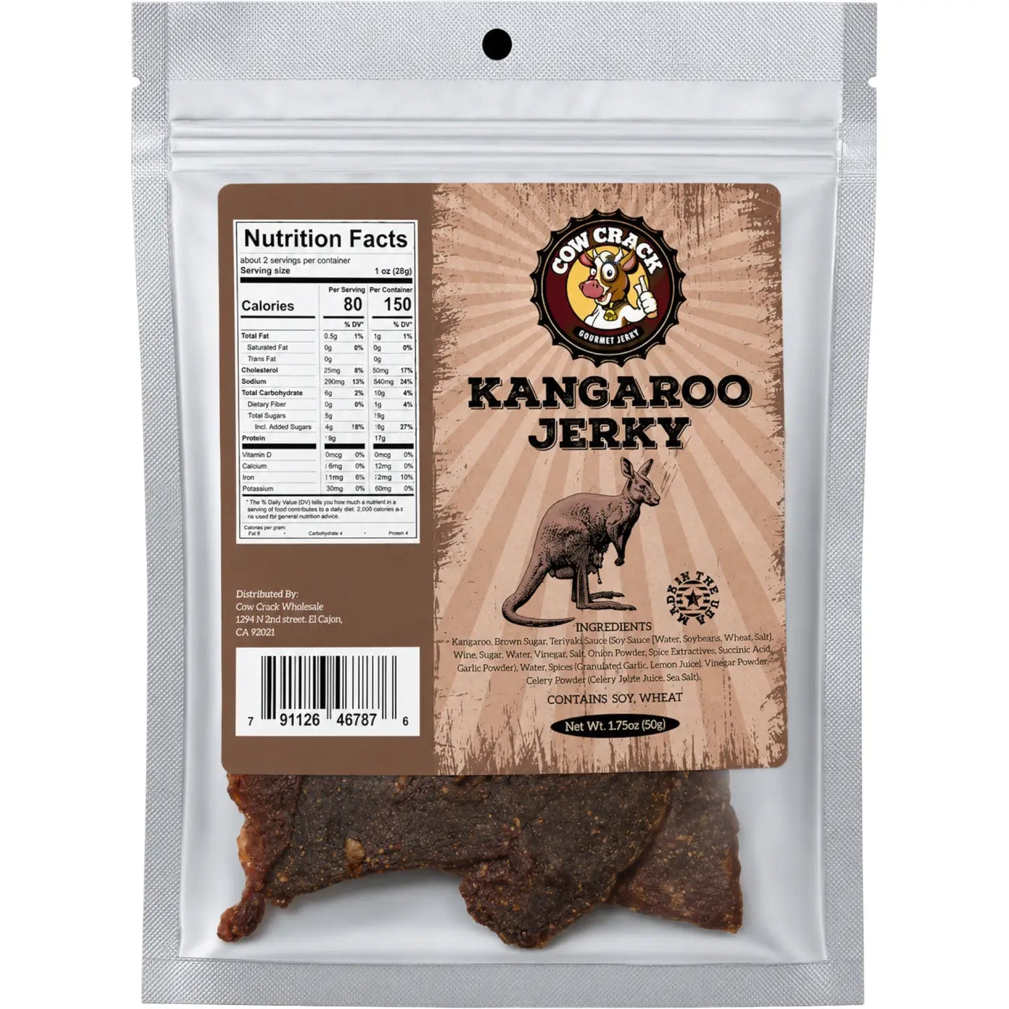 Kangaroo Jerky - Cow