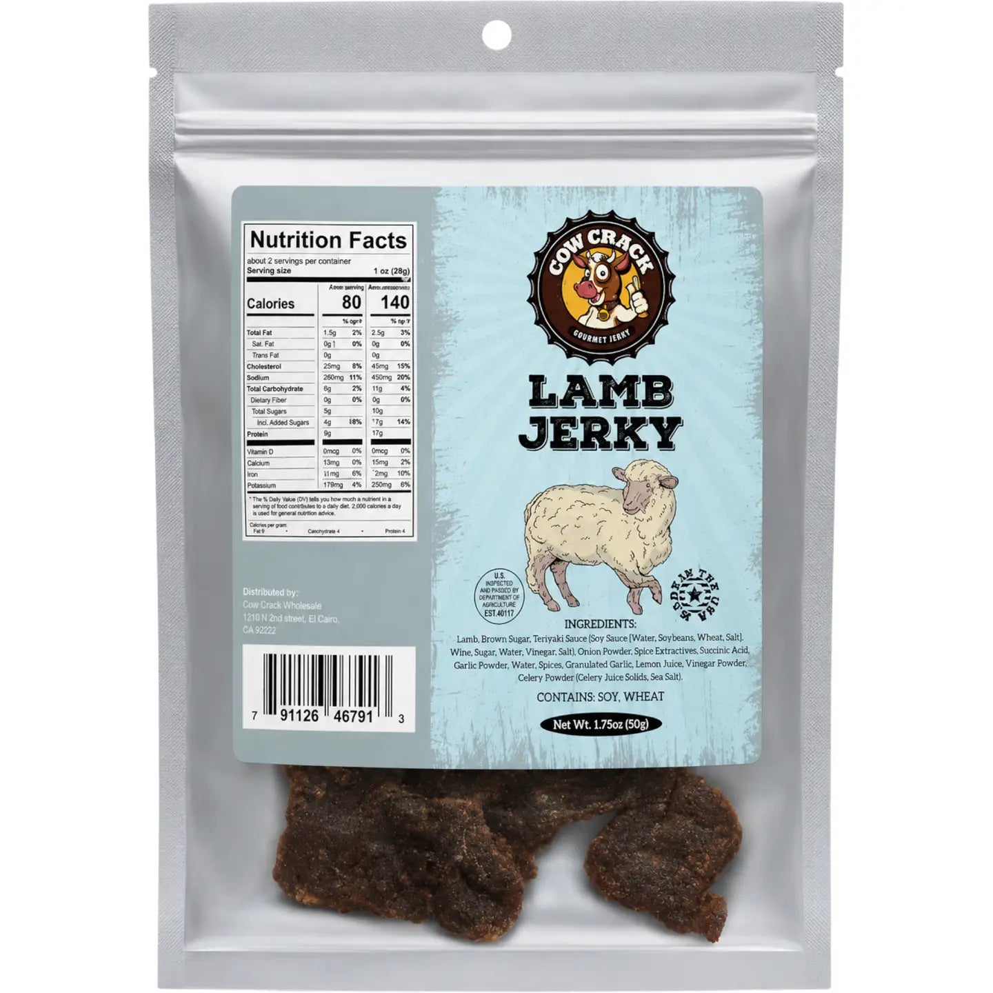 Lamb Jerky - Cow
