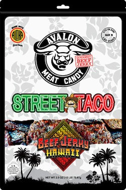 3-Pack Gourmet Beef Jerky – 2.5oz Each – Street Taco, Korean BBQ, Honey Garlic – Thinly Sliced Angus – Bold Flavors with Garlic, Jalapeño, Teriyaki, Sesame, and Sweet Local Honey – Sweet, Savory, Spicy Snack Variety