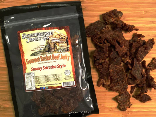 Smoky Sriracha Brisket Beef Jerky