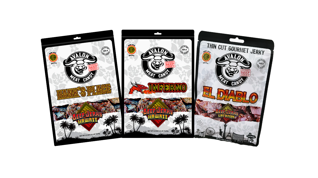 3-Pack Spicy Beef Jerky – 2.5oz Each – Hank’s Place, Inferno, El Diablo – Kentucky Cider Heat, Ghost Pepper, Cayenne & Habanero – Thinly Sliced Angus – Bold, Fiery, Flavor-Packed Snack for Serious Heat Seekers