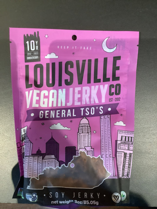 General tso- Louisville vegan jerky