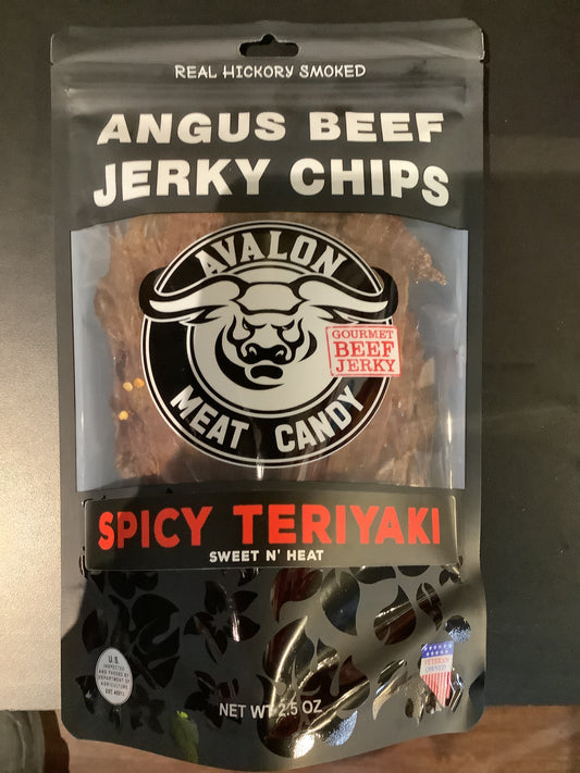 Spicy teriyaki- Avalon beef chips
