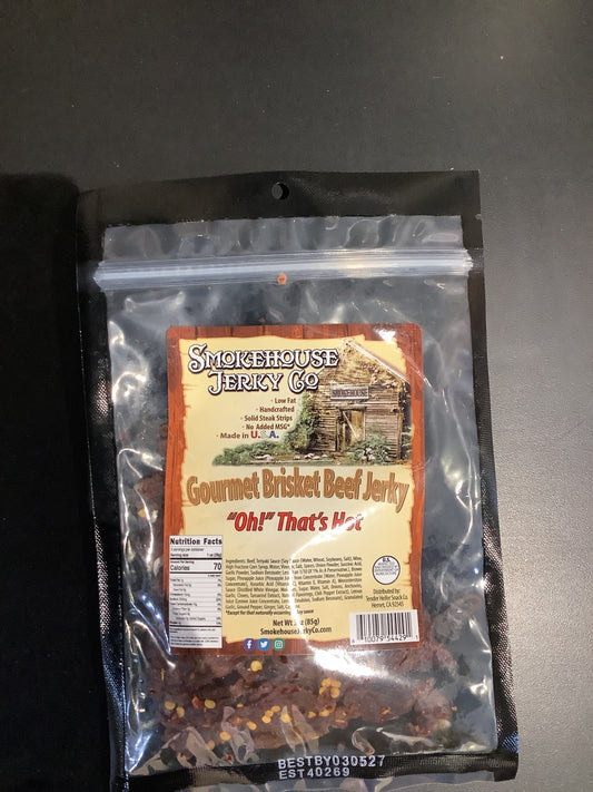 Oh that’s hot- smokehouse jerky company
