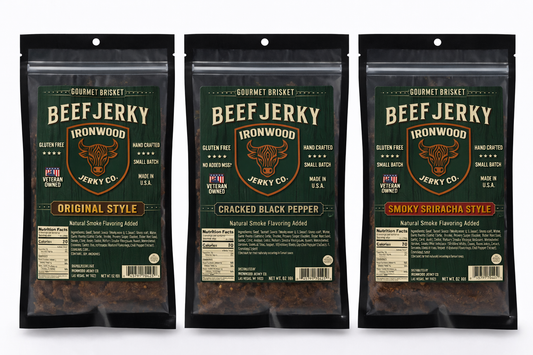 Ironwood Starter Pack (3-Flavor Jerky Bundle)