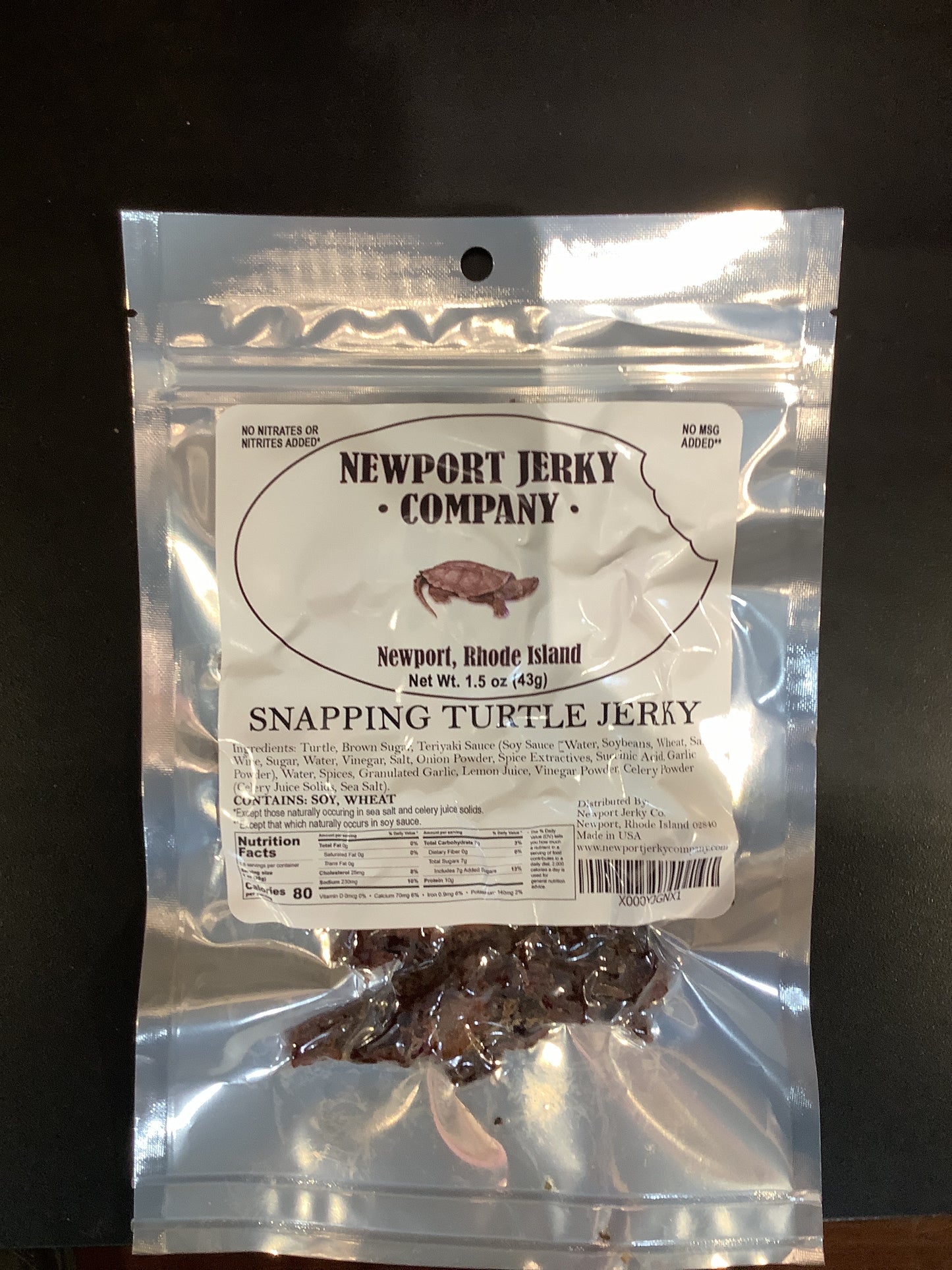 Snapping turtle- Newport jerky company