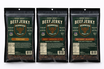 Sweet Meets Heat 3-Pack (Ironwood Jerky Bundle)