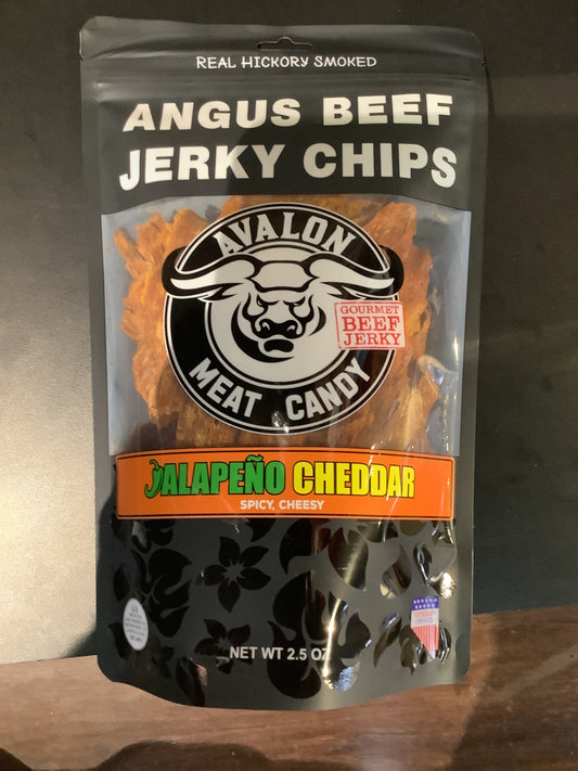 Jalapeño cheddar- Avalon beef chips