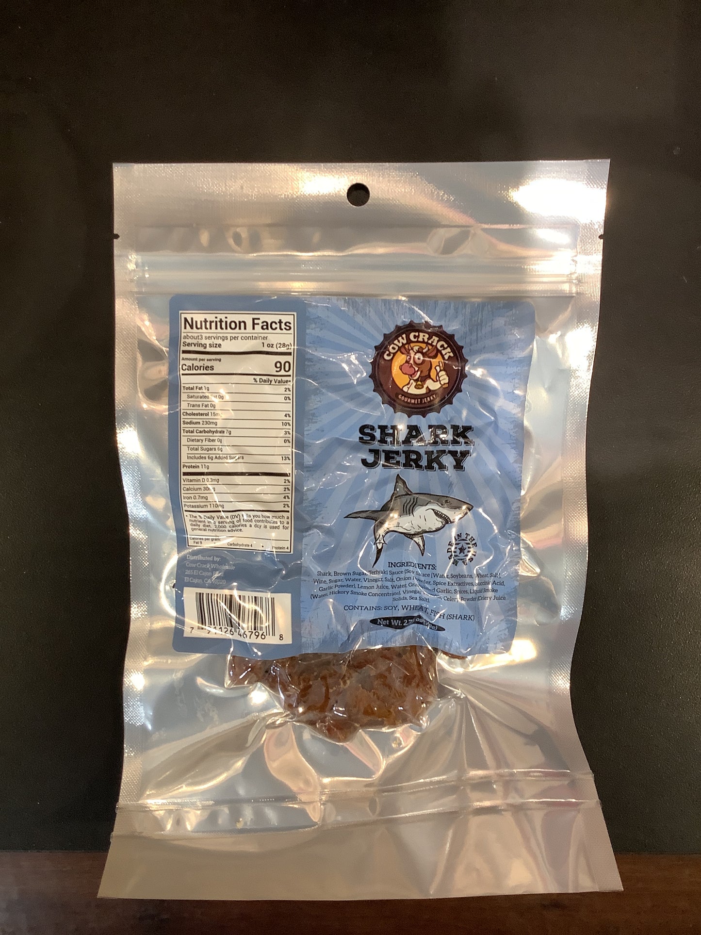 Shark jerky- cow crack