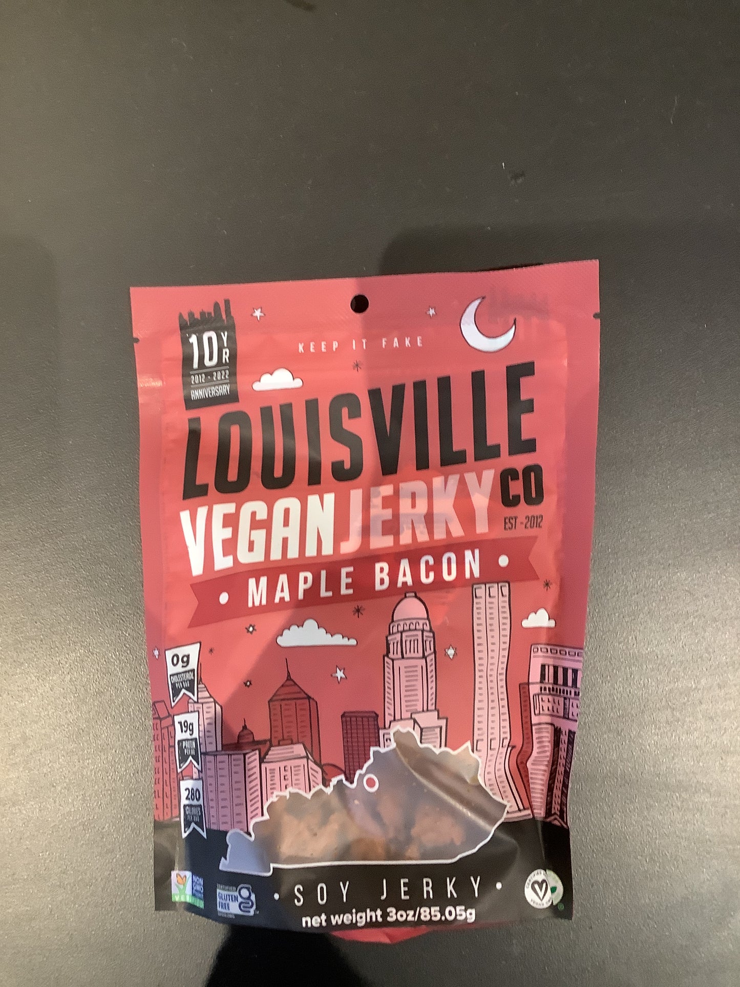 Maple bacon- Louisville vegan jerky co