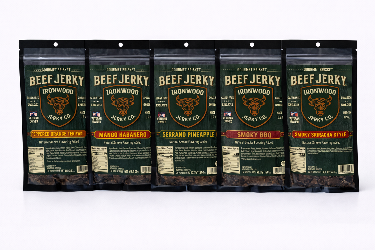 Flavor Adventure 5-Pack (Bold Jerky Sampler)