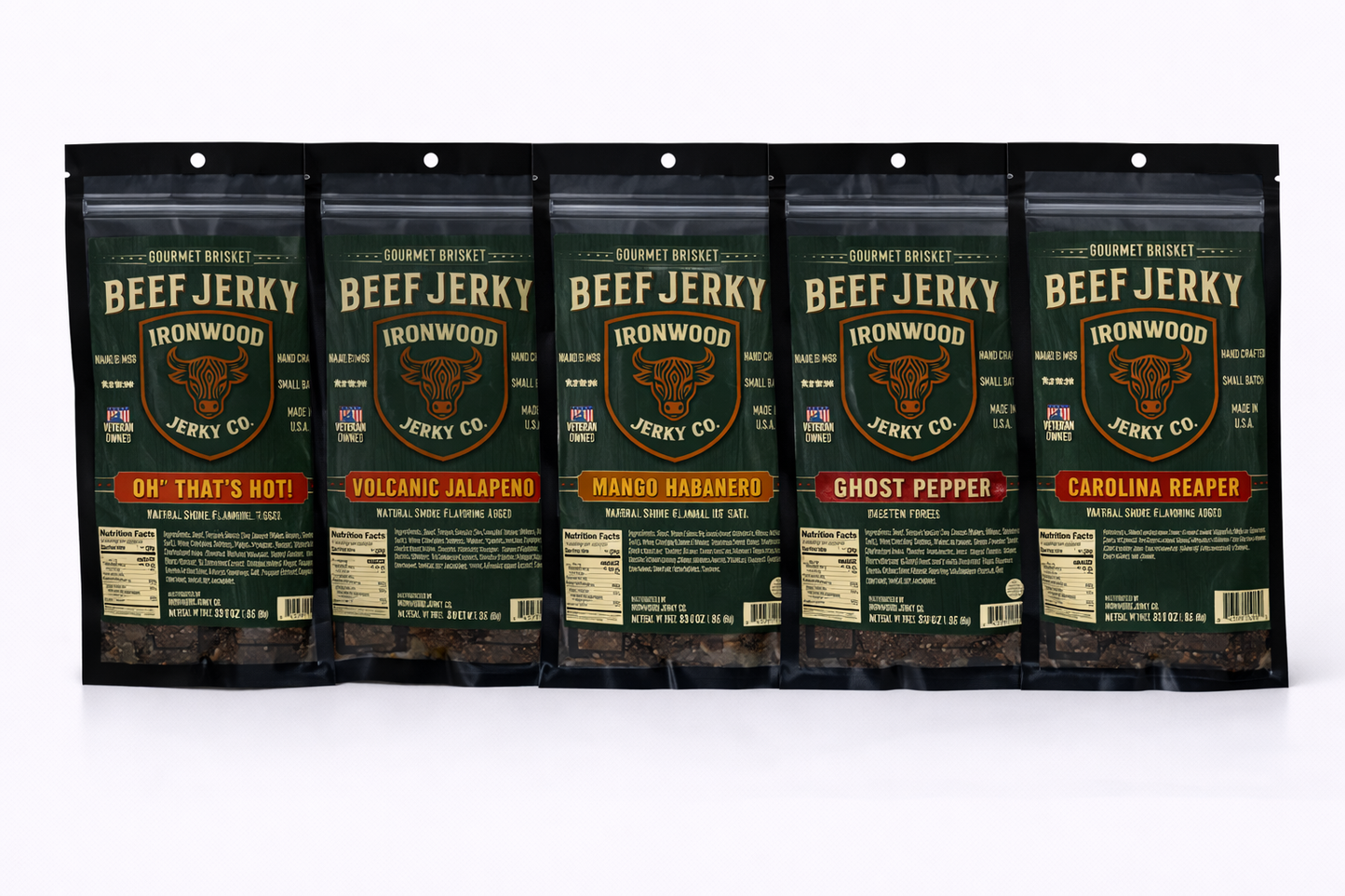 Heat Seeker 5-Pack (EXTREME Jerky Bundle)