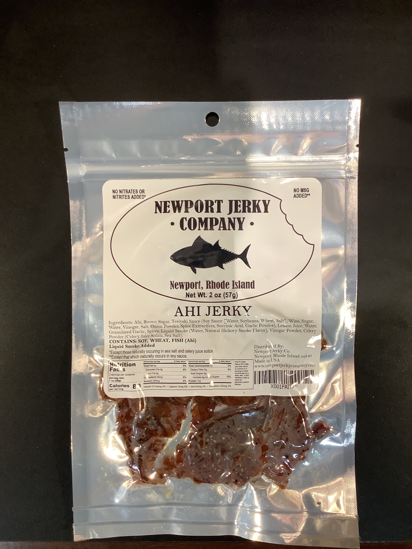 Ahi tuna- Newport jerky company
