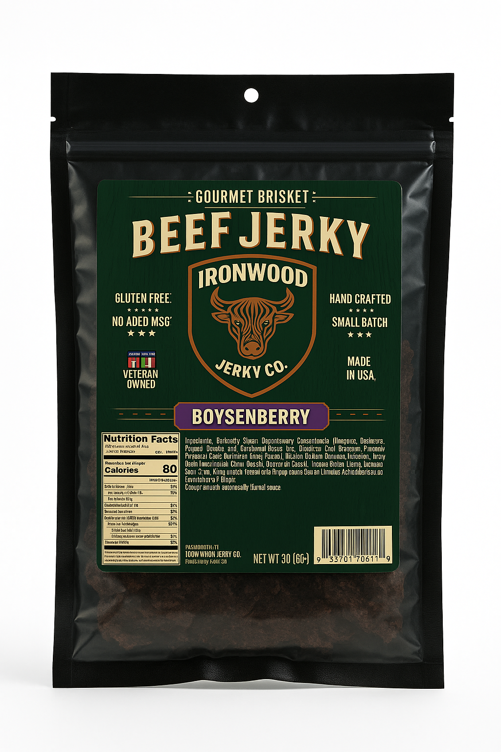 Boysenberry Beef Jerky