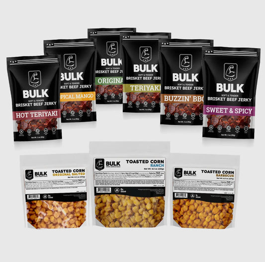 Ultimate Jerky & Corn Nut Snack Pack – 9-Piece Variety Set