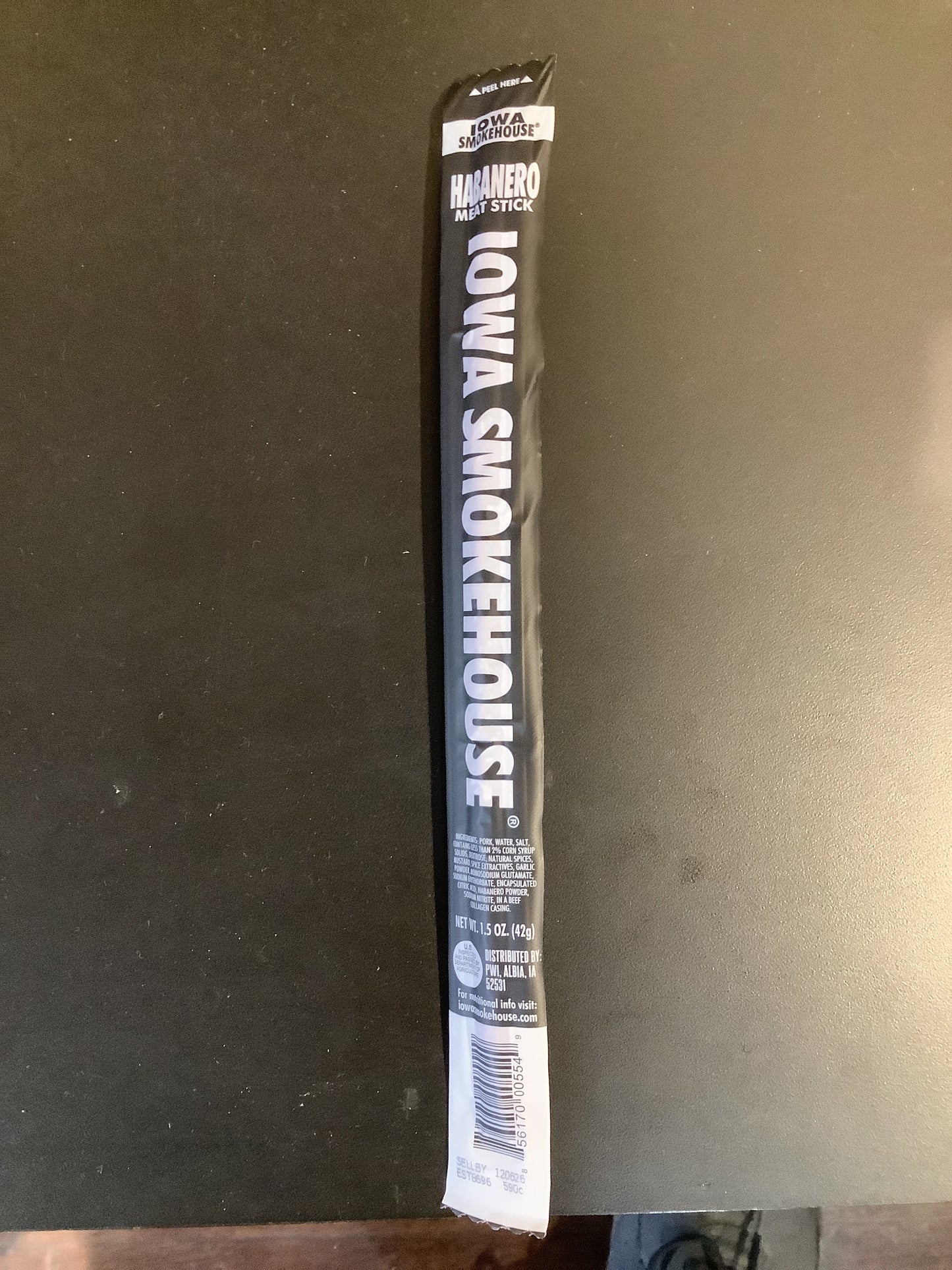 Habanero meat stick- Iowa smokehouse