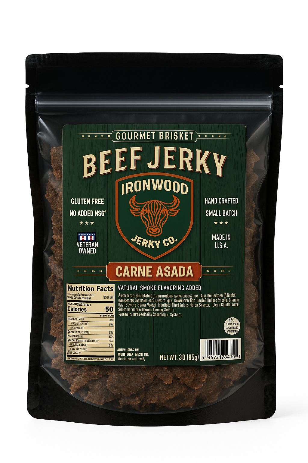 Original Flavor Brisket Beef Jerky (GLUTEN FREE)