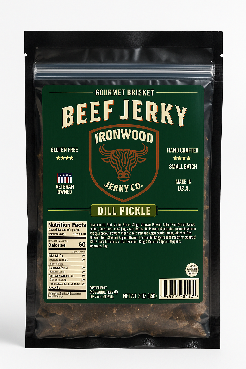 Original Flavor Brisket Beef Jerky (GLUTEN FREE)