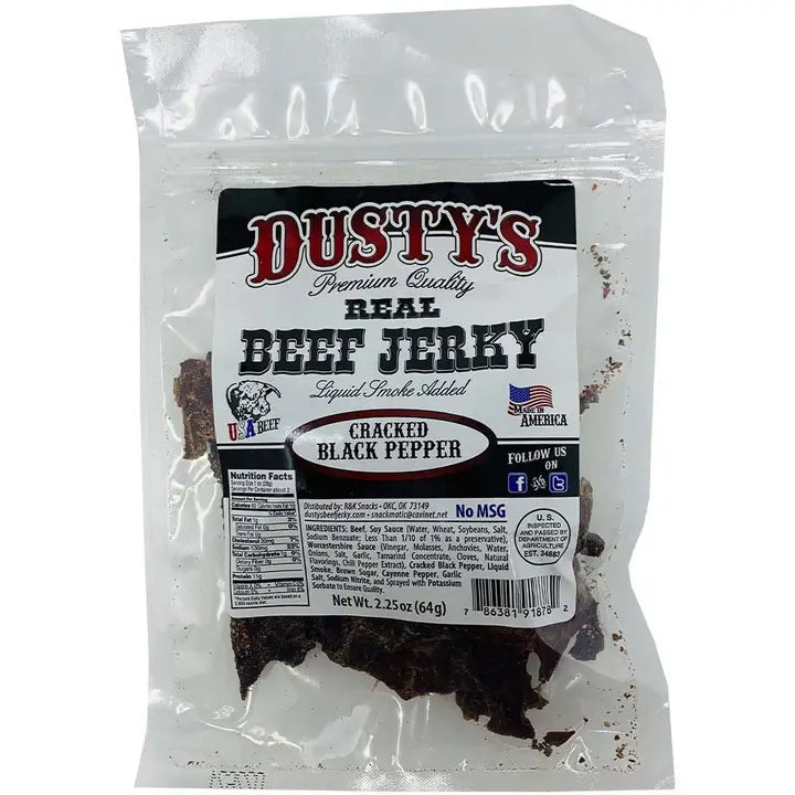 Cracked black pepper- Dusty’s