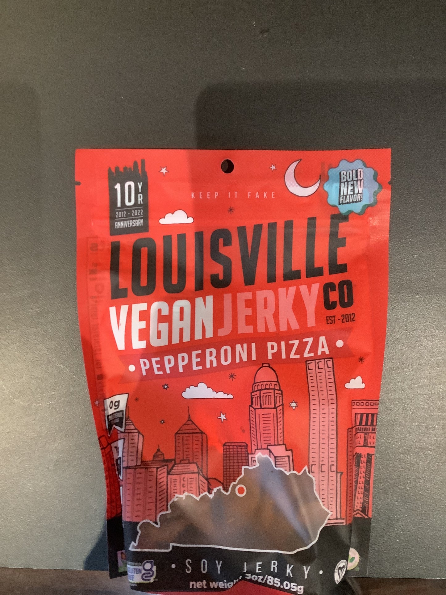Pepperoni pizza- Louisville vegan jerky co