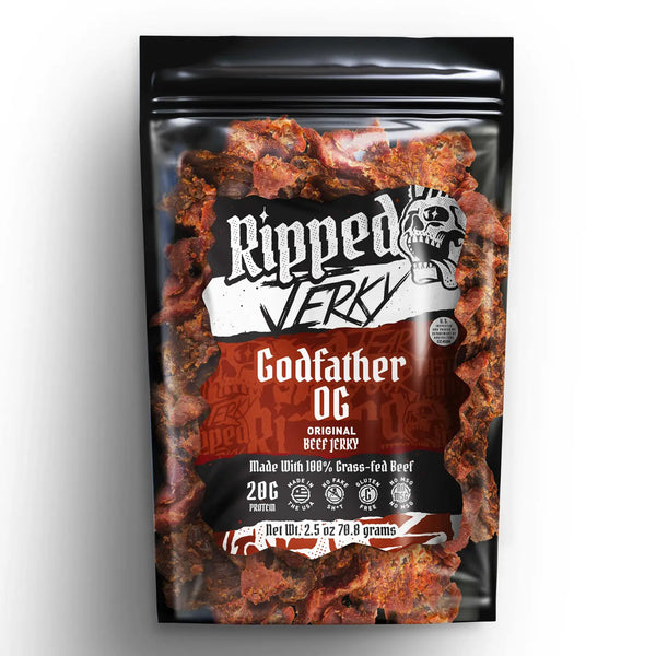 Godfather OG Beef Jerky - Ripped