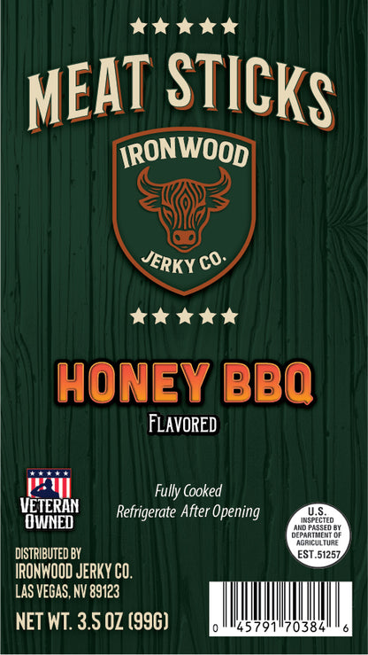 Honey BBQ Meat Snack Sticks 3.5 oz
