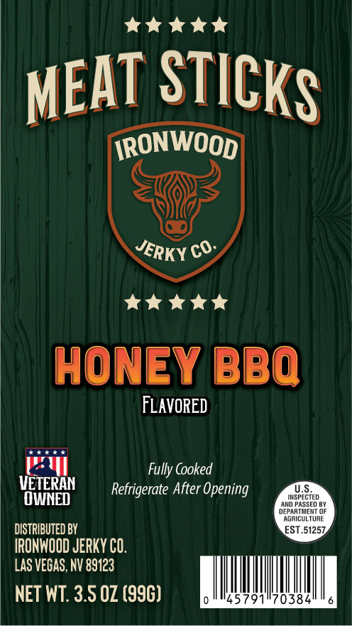 Honey BBQ Meat Snack Sticks 3.5 oz
