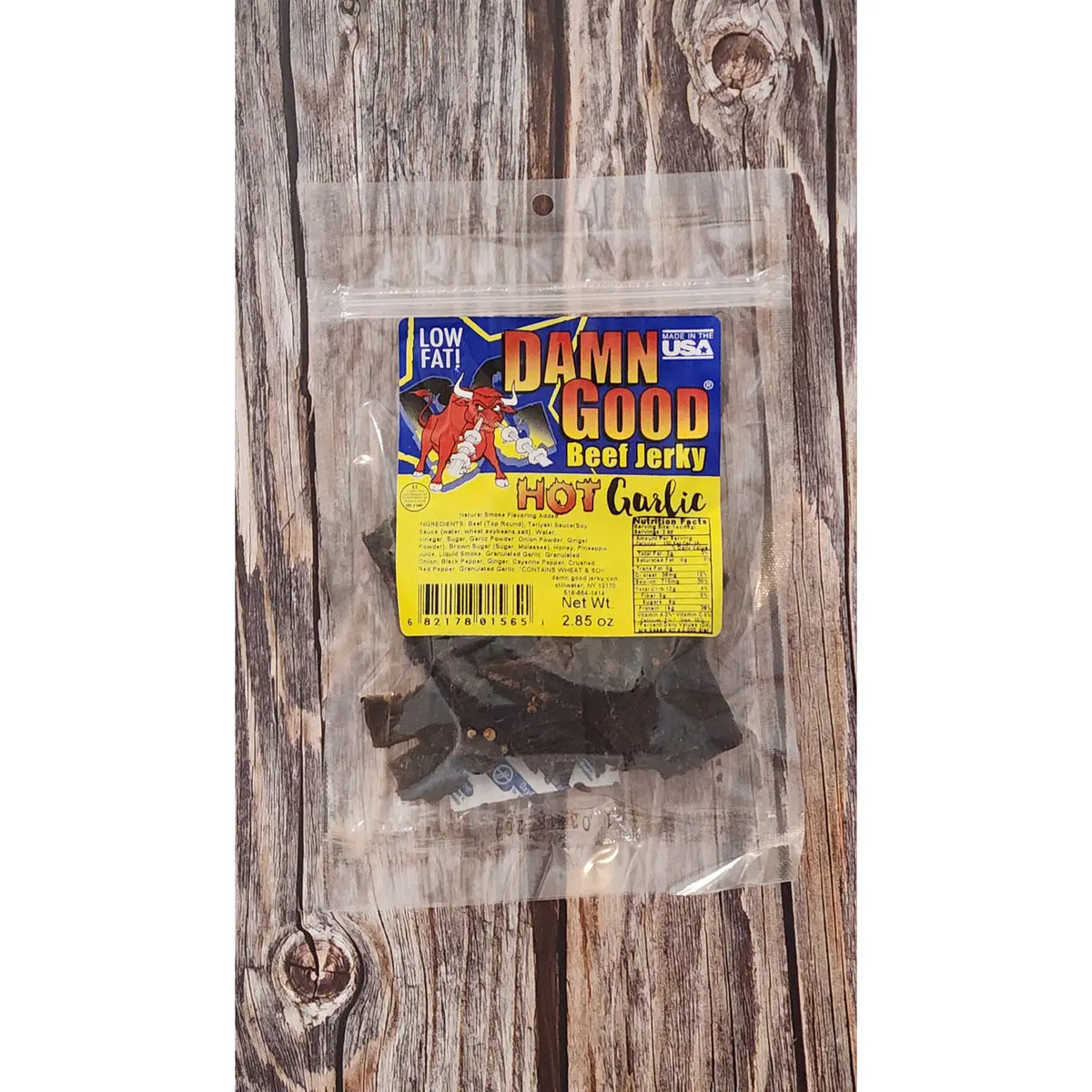 Hot Garlic Beef Jerky 2.85 oz. - DamnG