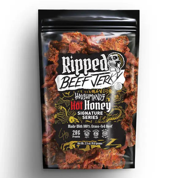 Hot Honey Beef Jerky - Ripped