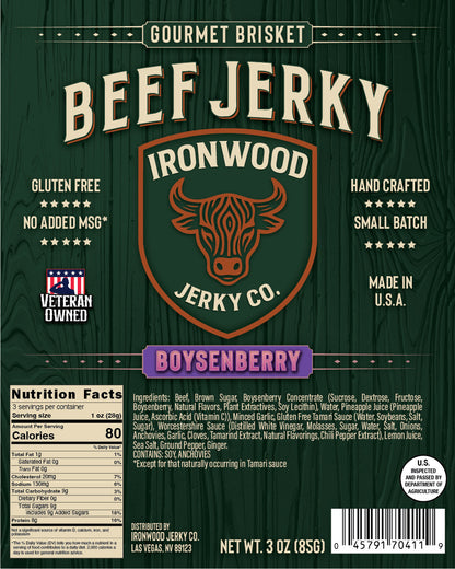 Boysenberry Beef Jerky