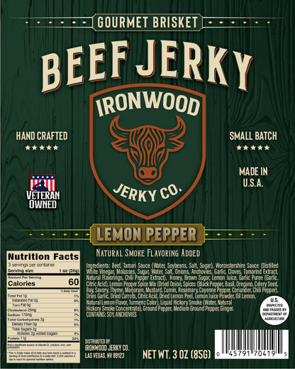 🔥 Ironwood “Mild-to-Spicy” 10-Bag Jerky Bundle