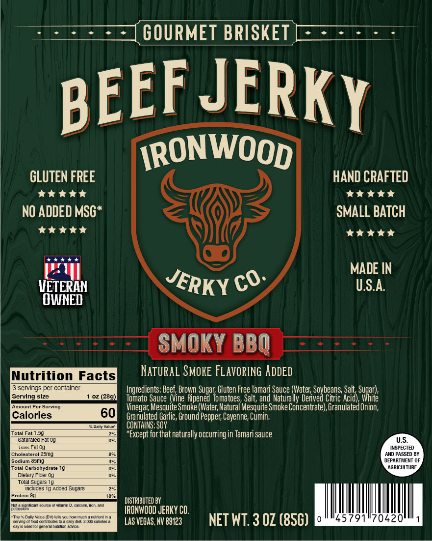 🔥 Ironwood “Mild-to-Spicy” 10-Bag Jerky Bundle