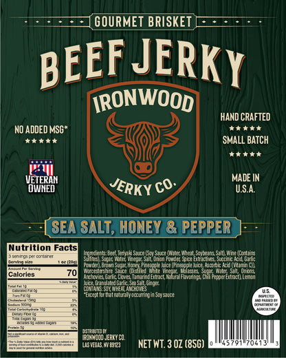 🔥 Ironwood “Mild-to-Spicy” 10-Bag Jerky Bundle
