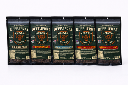 The Ironwood Core 5-Pack (Best-Seller Jerky Bundle)