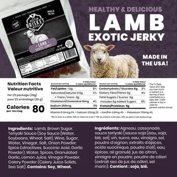 Lamb Exotic Jerky