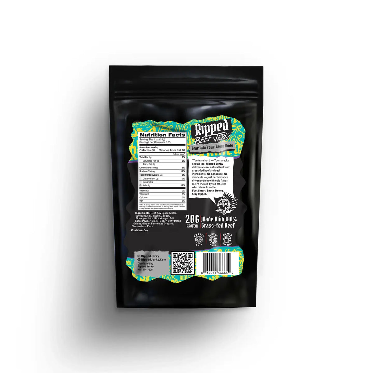 Maui Wowie Sweet Onion Beef Jerky - Ripped