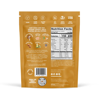 Curry Mushroom Jerky