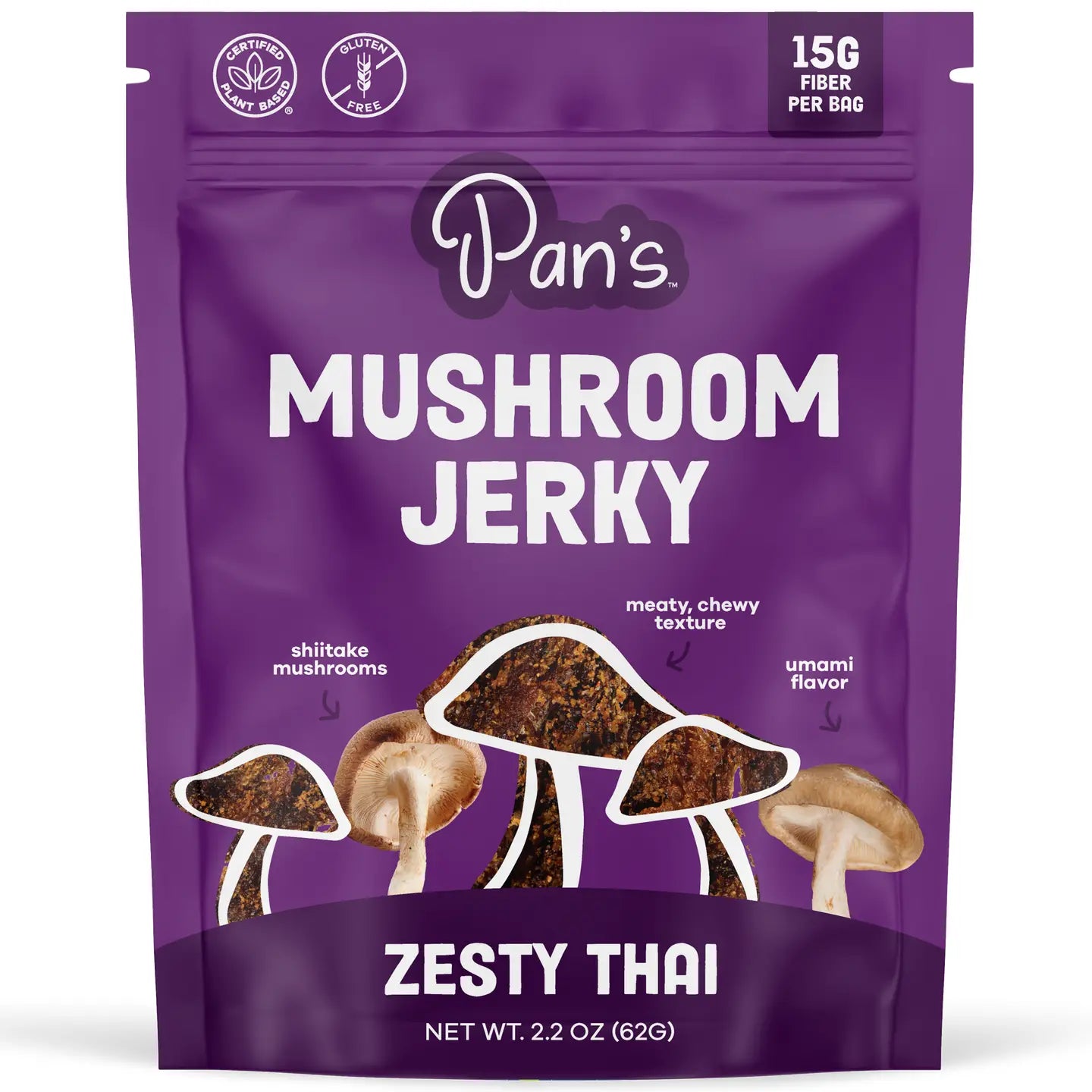 Zesty Thai Mushroom Jerky