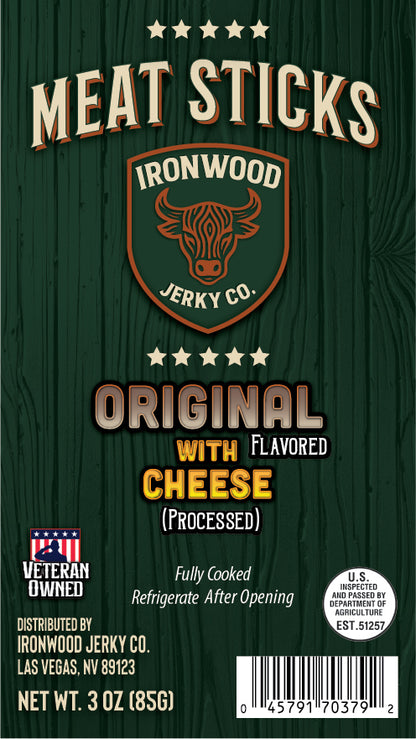 Original Meat Snack Stick w/ Cheese 3.5 oz
