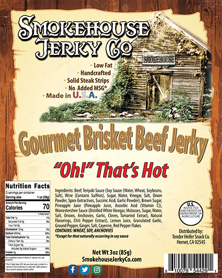 OH THAT IS HOT Cayenne Pepper Brisket Beef Jerky