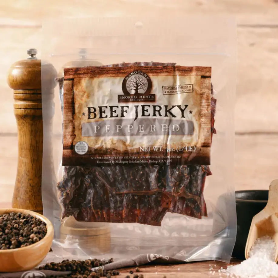Peppered Beef Jerky- Mahogany