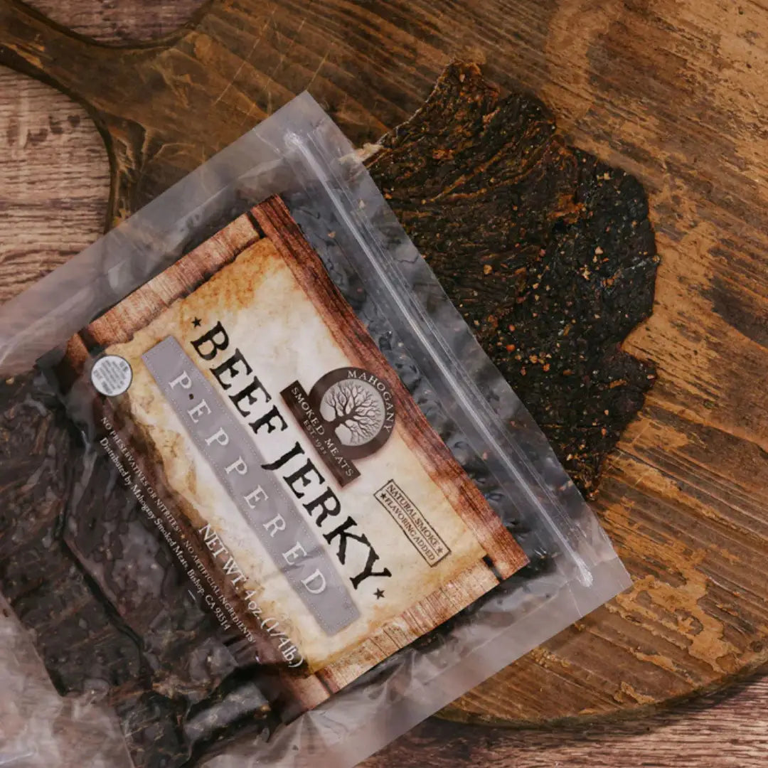 Peppered Beef Jerky- Mahogany