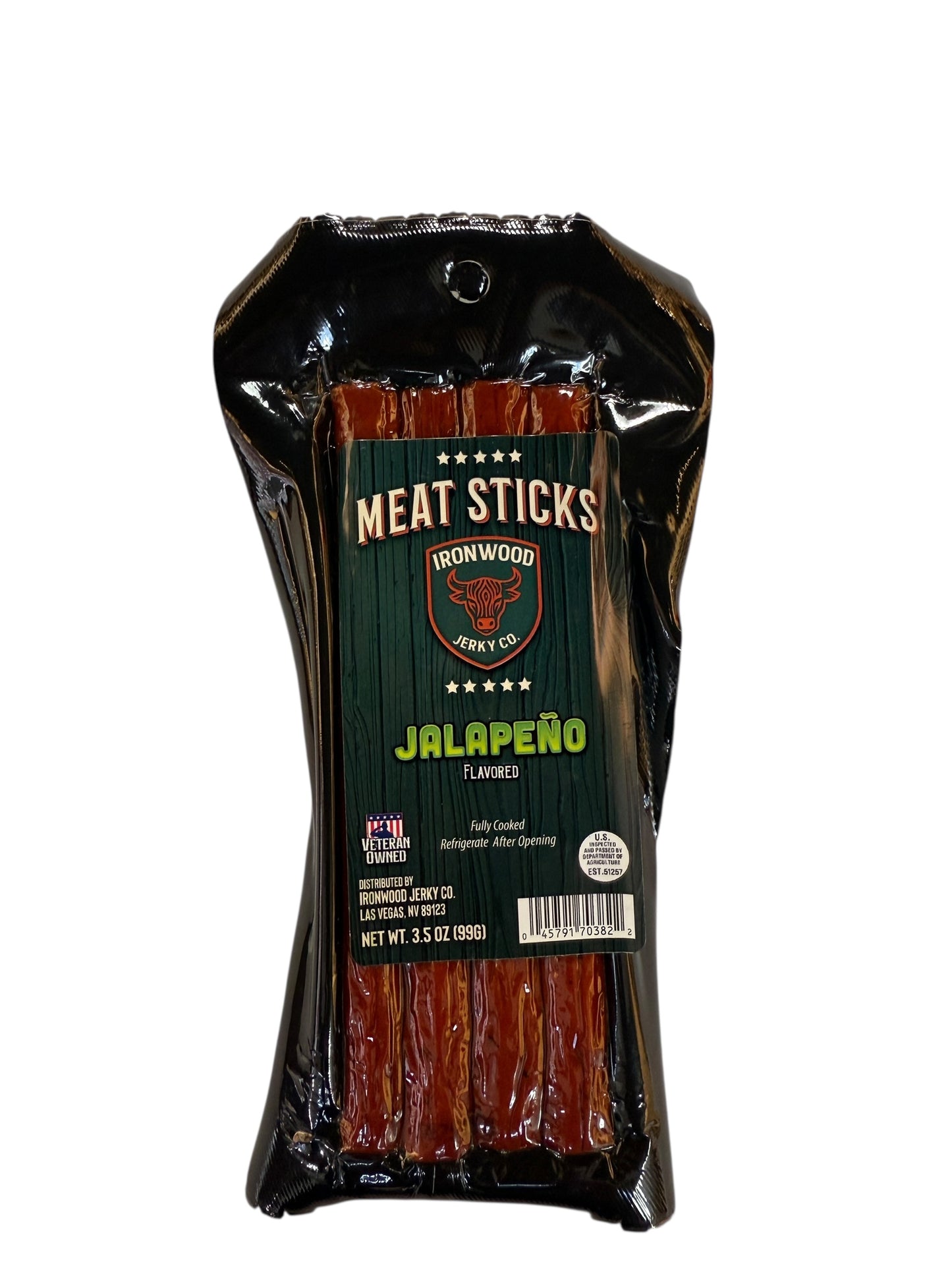 Jalapeno Flavored Meat Snack Sticks 3.5 oz