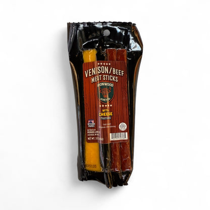 Venison Beef Snack Stick with Cheese 3.5 oz