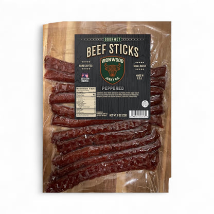 1/2 Pound of Peppered Beef Sticks