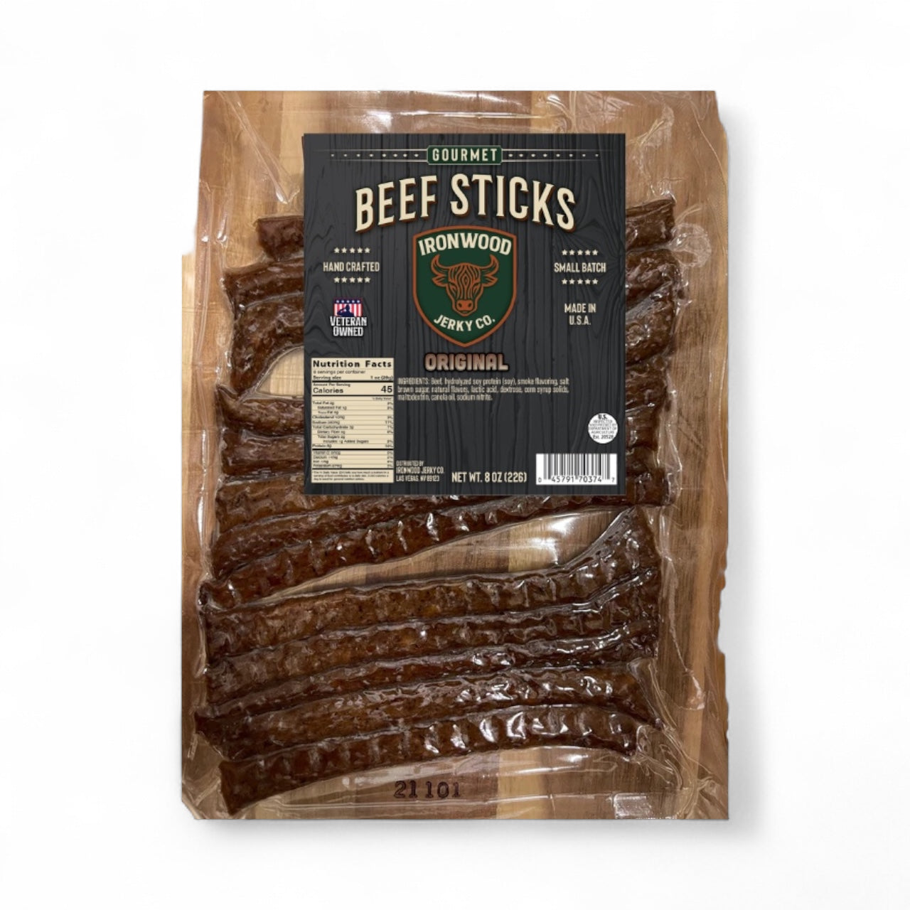 1/2 Pound of Original Flavored Beef Sticks